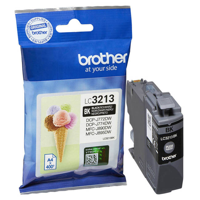 Brother LC3213Bk musta mustekasetti 400lk