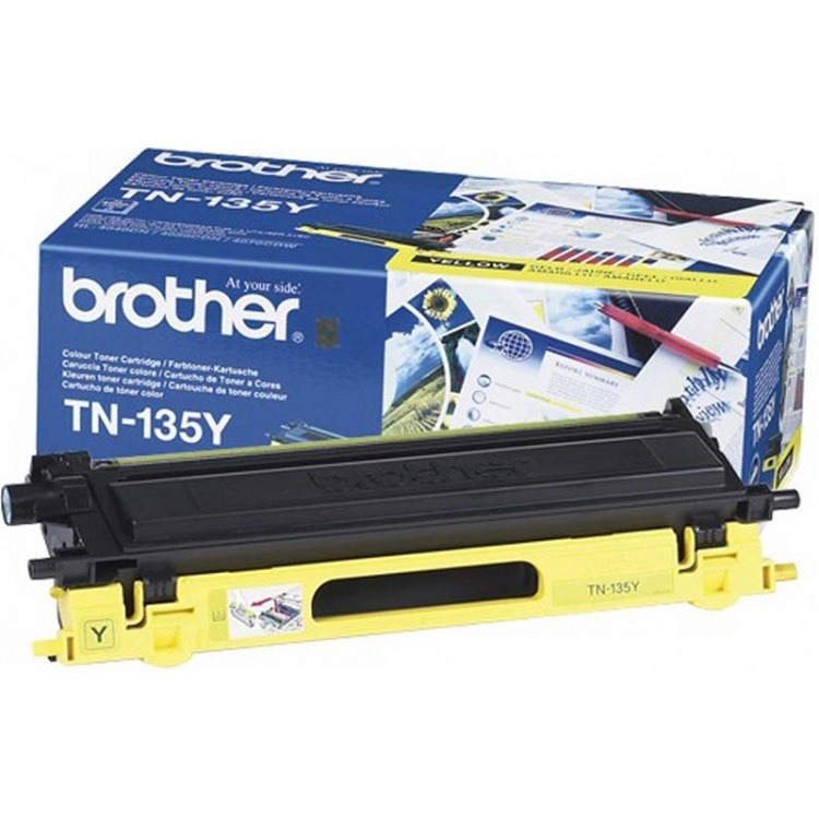 Brother TN-135Y keltainen alkuperäinen värikasetti 4000lk