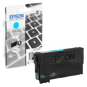 Epson 407 (T07U2) syaani alkuperäinen mustekasetti 2600lk