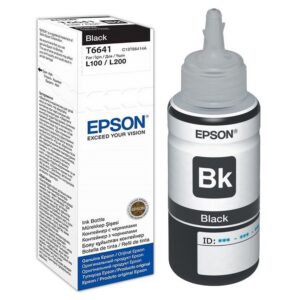 Epson T6641 musta alkuperäinen mustekasetti 4500lk
