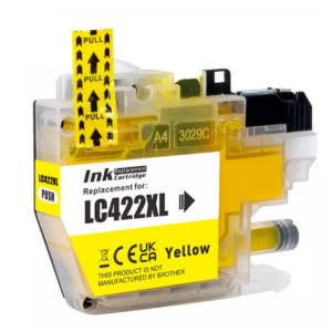 Brother LC422XLY keltainen yhteensopiva mustekasetti 1500lk