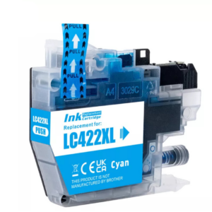 Brother LC422XLC syaani yhteensopiva mustekasetti 1500lk