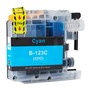 Brother LC123C syaani yhteensopiva mustekasetti 600lk