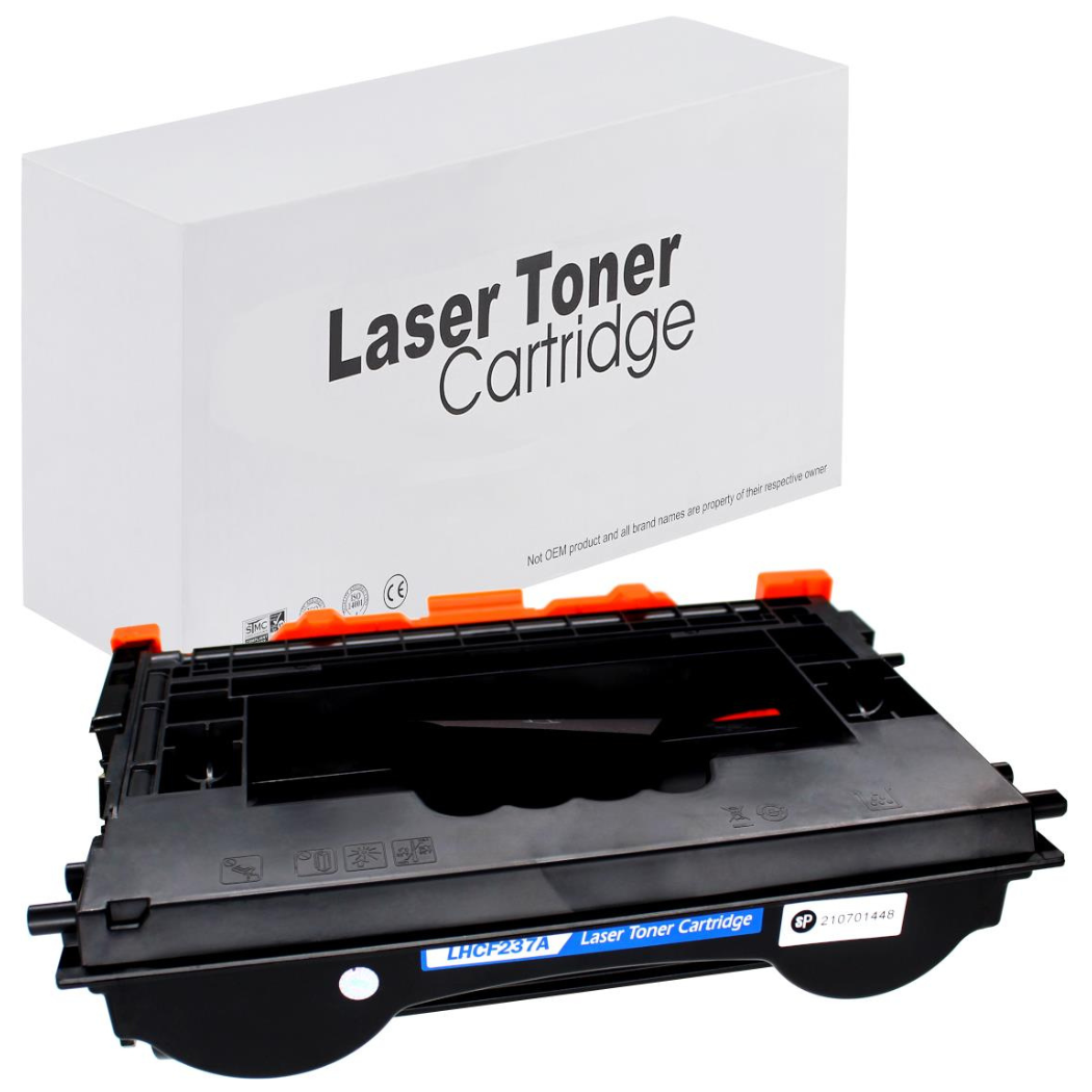 HP 37A (CF237A) musta yhteensopiva värikasetti 11000lk