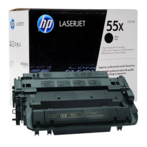 HP 55X (CE255X) musta suurikapasiteettinen alkuperäinen värikasetti 12500lk