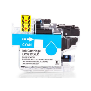 Brother LC3219XL syaani suurikapasiteettinen yhteensopiva mustekasetti 1500lk