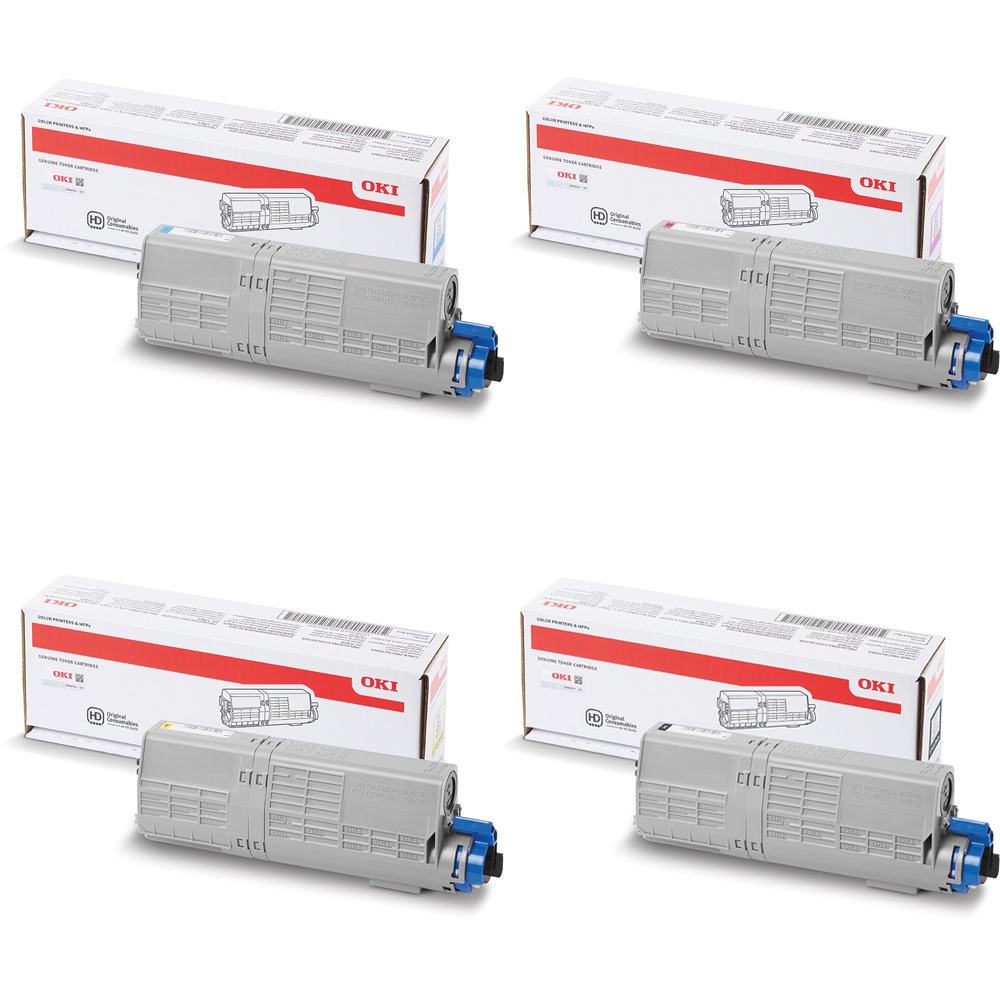 OKI C532 keltainen alkuperäinen värikasetti 6000lk - Image 2