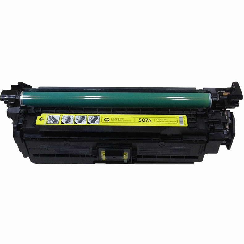 HP 507A (CE402A) keltainen alkuperäinen värikasetti 6000lk - Image 2