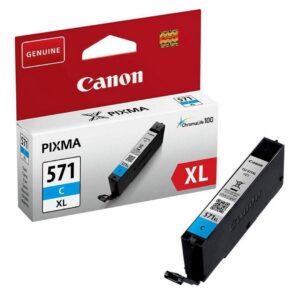 Canon CLI-571XL syaani suurikapasiteettinen alkuperäinen mustekasetti 680lk