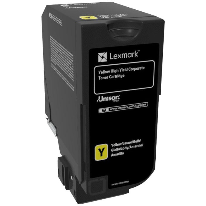 Lexmark CS720 keltainen alkuperäinen värikasetti 3000lk - Image 2