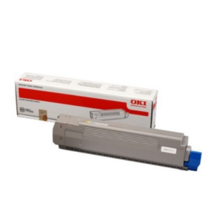 OKI C801 / C821 (44643001) keltainen alkuperäinen värikasetti 7300lk
