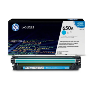 HP 650A (CE271A) syaani alkuperäinen värikasetti 15000lk