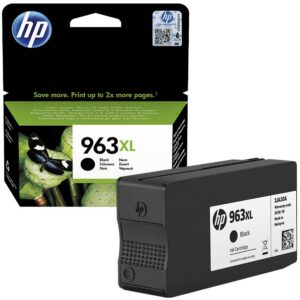 HP 963XL (3JA30AE) musta suurikapasiteettinen alkuperäinen mustekasetti 2000 sivua
