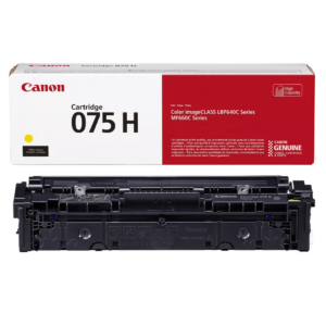 Canon 075H (6366C002) keltainen suurikapasiteettinen alkuperäinen värikasetti 2500 sivua