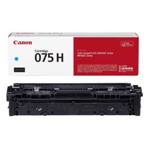 Canon 075H (6368C002) syaani suurikapasiteettinen alkuperäinen värikasetti 2500 sivua